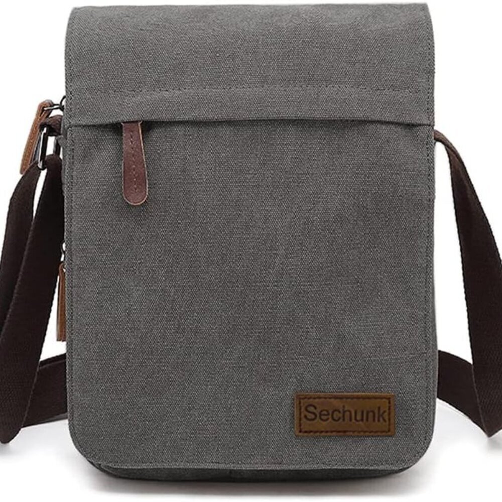 Vintage Canvas Messenger Cross body bag Shoulder bag